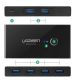 7. Ugreen switch box HUB switch 4x USB 3.2 Gen 1 USB splitter for two computers black (US216 30768)