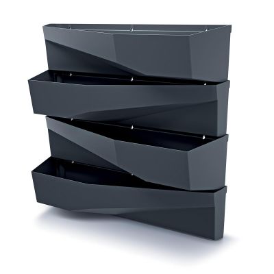 32. VERTICAL GARDEN FLOWER BED 4SET ANTHRACITE