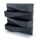 32. VERTICAL GARDEN FLOWER BED 4SET ANTHRACITE