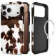 Tech-Protect Lamano MagSafe case for iPhone 18 Pro / 17 Pro - white and brown