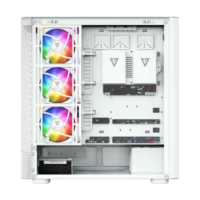 5. MODECOM VOLCANO AQ 300 ARGB MIDI CASE WHITE