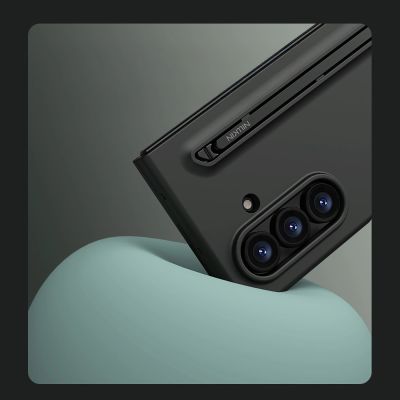 9. Nillkin Flex Pure Fold Case for Samsung Galaxy Z Fold 7 with S Pen Space - Black