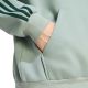 5. Men's adidas Essentials 3-Stripes Fleece Hoodie light green KY4172