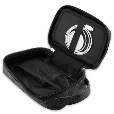 5. Guess Bag GUHBP4RPSK Organizer black/black 4G Printed Stripes