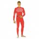 GLOVII HEATED THERMOACTIVE UNDERWEAR SET, SWEATSHIRT AND PANTS, SIZE M, ORANGE, BATTERIES AND CHARGER INCLUDED, GXRM