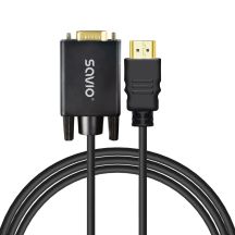 SAVIO CABLE/ADAPTER HDMI (M) - VGA (M) CL-197
