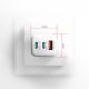 8. Axagon ACU-DPQ65W Mobile Device Charger Universal White AC Fast Charging Internal