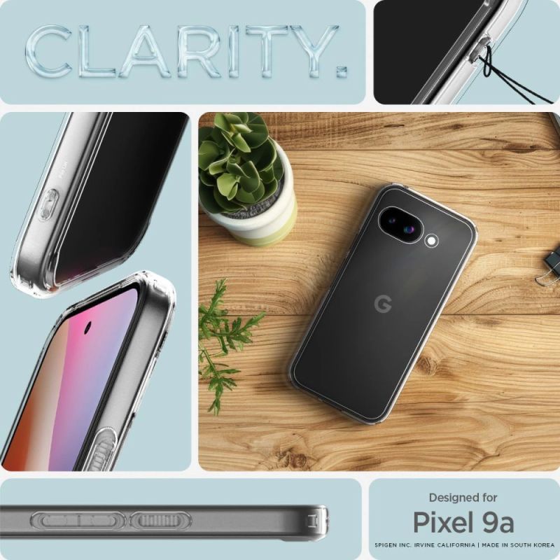 9. Spigen Ultra Hybrid Case for Google Pixel 9A - Clear