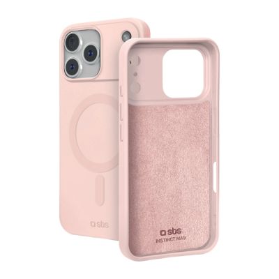 SBS Instinct Mag Case for iPhone 18 Pro / 17 Pro Compatible with MagSafe - Pink