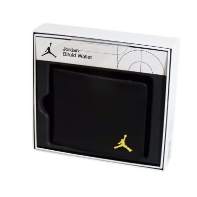 2. Air Jordan Jumpman Ingot Bifold Black Leather Wallet - MA0819-023