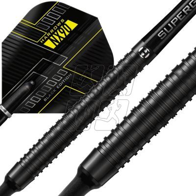 4. Darts Harrows NX90 Black 90% softip