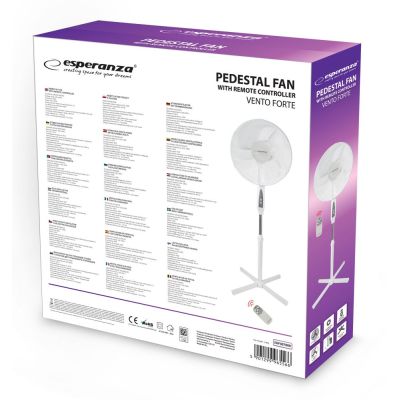 10. ESPERANZA FAN WITH REMOTE CONTROL VENTO FORTE WHITE EHF007WW