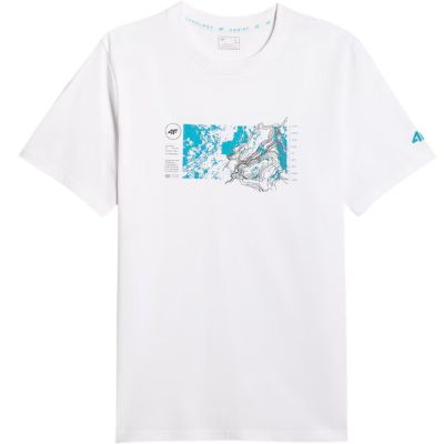2. Men's T-shirt 4F M2823 white 4FWSS26TTSHM2823 10S