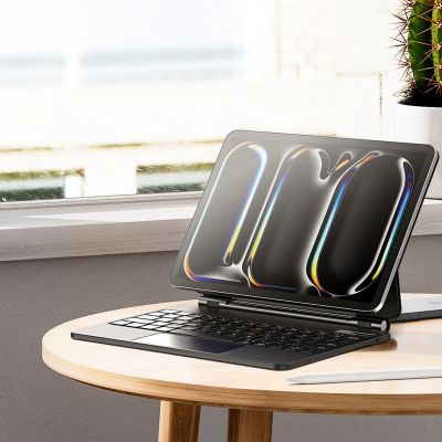 3. Dux Ducis Keyboard (MK Series) Case with Bluetooth Keyboard for iPad Pro 11" 2024 - Black