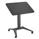9. MACLEAN MOBILE DESK LAPTOP TABLE BLACK MC-453B