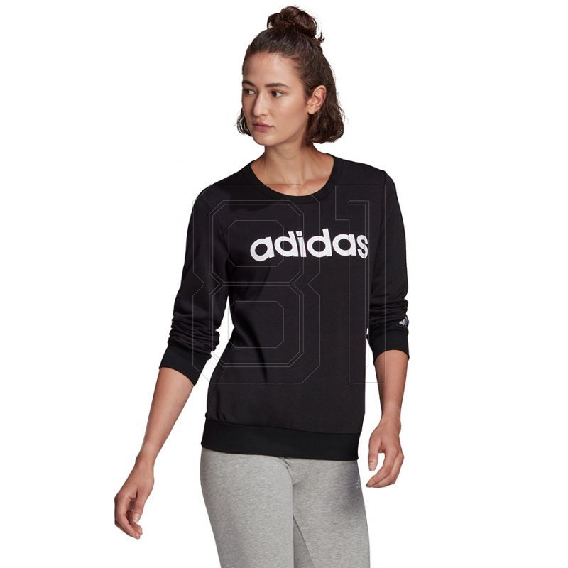 9. Adidas Essentials Linear Sweatshirt W GL0718