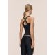 6. CASALL Women's Shaped Block Built in Bra Tank Black