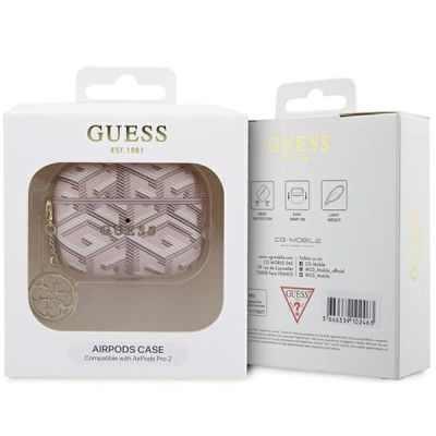4. Guess GUAP2PGCE4CP case for AirPods Pro 2 cover - pink GCube Charm