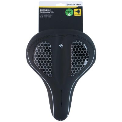 5. DUNLOP SPORTS GEL BICYCLE SADDLE 21x27CM