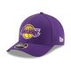 New Era 9FORTY Los Angeles Lakers NBA Team M-Crown Purple Snapback Cap - 60755462