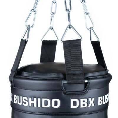 22. PREMIUM Punching Bag + Hoop SBRX Black Empty - 150cm | DBX Bushido