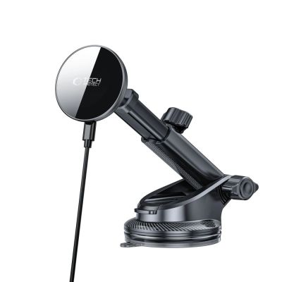3. Tech-Protect mm15W-V10 Magnetic MagSafe Car Holder for Cockpit/Windshield/Air Vent - Black