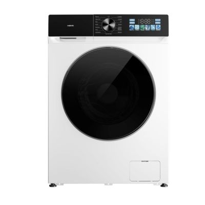 Washing machine MPM-5914-PT-51, capacity 9 kg, width 60 cm, inverter motor, 15 main programs, white with black elements