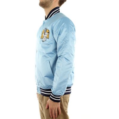3. Mitchell & Ness NCAA Heavyweight Satin Jacket University Of North Carolina OJBF3413-UNCYYPPPLTBL
