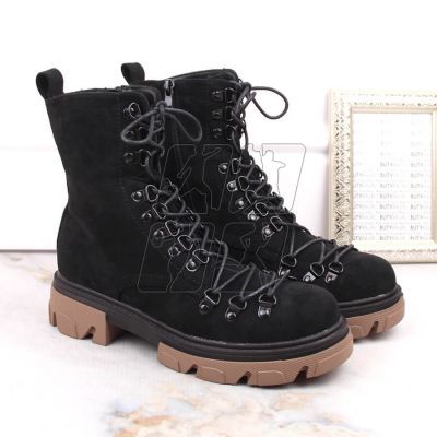 5. Vinceza W JAN255 black suede insulated boots