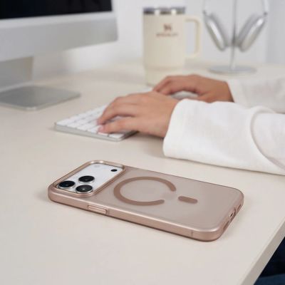5. Tech-Protect MagZero MagSafe case for iPhone 17 Pro / 18 Pro - brown matte