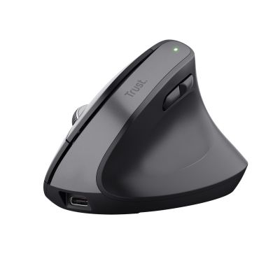 10. Trust BAYO+ ERGONOMIC WIRELESS Black mouse