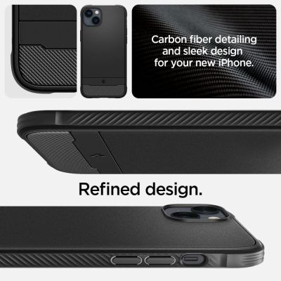3. Spigen Rugged Armor Mag Case with MagSafe for iPhone 14 - Matte Black