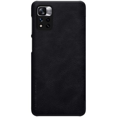 3. Nillkin Qin Case Case for Xiaomi Redmi Note 11 Pro+ (China) / Redmi Note 11 Pro (China) / Mi11i HyperCharge Camera Protector Holster Cover Flip Case Black