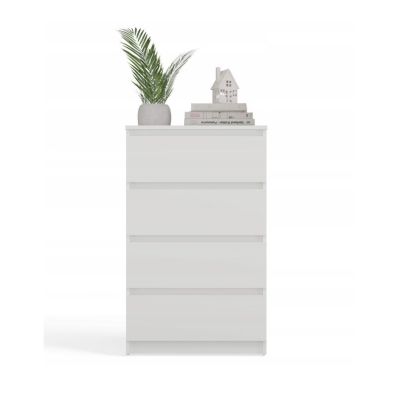 4. Malwa Chest of Drawers M4/60 WHITE