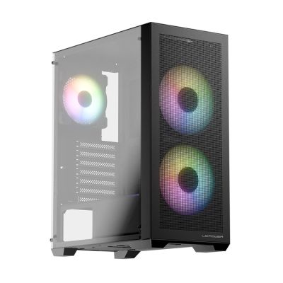 7. LC-Power LC-717B-ON Midi Tower Computer Security & Holders White