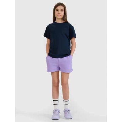 3. Girls' plain T-shirt 4F 4FJWMM00TTSHF2332-31S