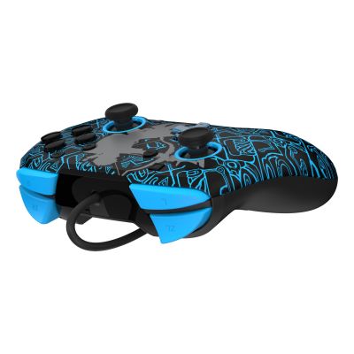 6. PDP Rematch: Sheikah Shoot Black, Blue USB Gamepad Analog/Digital Nintendo Switch, Nintendo Switch Lite, Nintendo Switch OLED