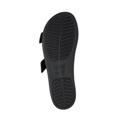 5. Crocs Brooklyn Buckle Low Women's Flip-Flops Black 211215 001