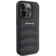 4. Mercedes AMG Leather Debossed Lines case for iPhone 15 Pro Max - black
