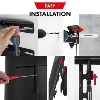 7. Maclean MC-760 TV wall mount (wall-mounted; 26" - 55"; max. 30kg)