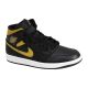 3. Air Jordan 1 Mid (GS) Basketball Shoe Black/Metallic Gold - DQ8426-071
