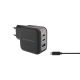 Conceptronic ALTHEA17B Mobile Charger Universal Black AC Fast Charging Internal