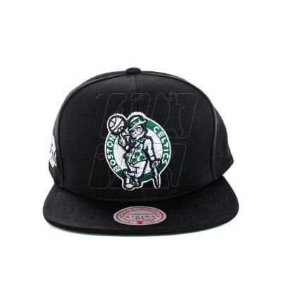 2. Mitchell &amp; Ness NBA Boston Celtics Top Spot Snapback Hwc Celtics Cap HHSS2976-BCEYYPPPBLCK