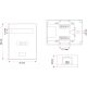 2. ALANTEC Surface-mounted socket STP cat.5e 1xRJ45 GN005 (white)