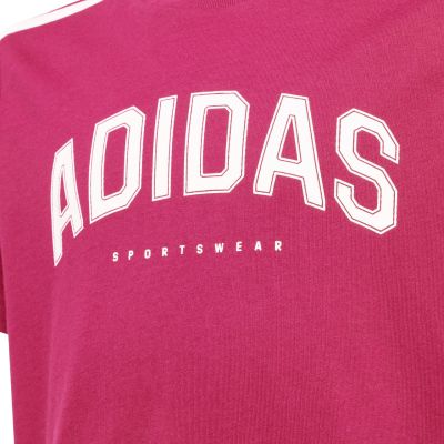 3. adidas Codes Collegiate Graphic Tee for kids pink KA9764