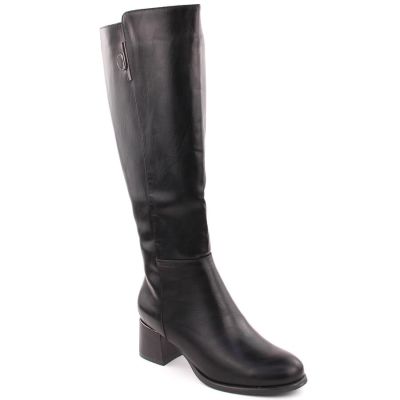 14. Women’s Black Heeled Insulated Boots Jezzi MR2481-3