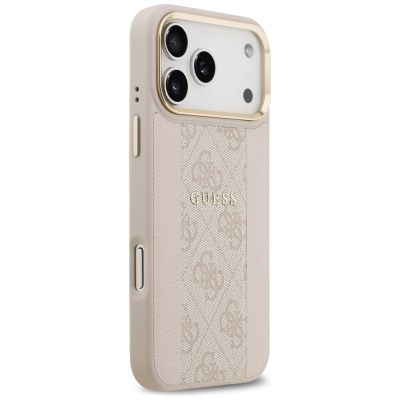 4. Guess 4G Stripe MagSafe Case for iPhone 17 Pro Max - Pink