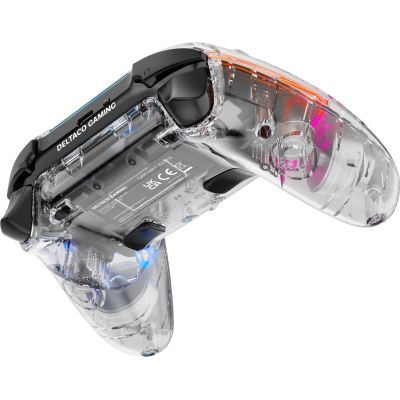 12. Deltaco Gaming GAM-169-T Game Controller Transparent Bluetooth/USB Gamepad Android, Nintendo Switch, PC, PlayStation 4, iOS