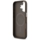 7. Guess 4G Triangle Logo MagSafe case for iPhone 17 - brown