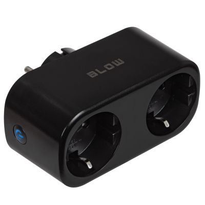 2. BLOW SMART DOUBLE SOCKET CONTROLLED WIFI TUYA BLACK